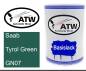 Preview: Saab, Tyrol Green, GN07: 500ml Lackdose, von ATW Autoteile West.